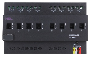 DIN реле, 8-канальное, 16A на канал HDL-MR0816.432 (Устройства исполнительные HDL), Китай