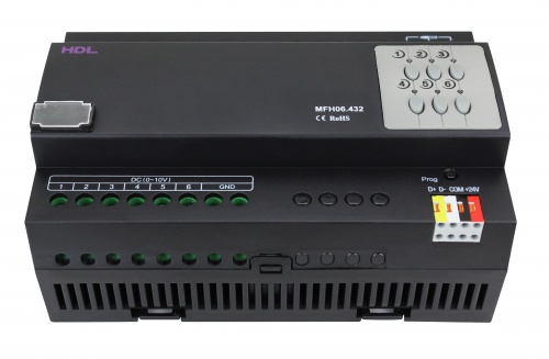 Модуль управления отоплением на 6 зон HDL-MFH06.432 (Устройства исполнительные HDL), Китай