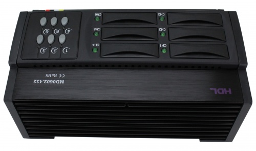 DIN диммер 6-канальный, 2А на канал HDL-MD0602.432 (Устройства исполнительные HDL), Китай