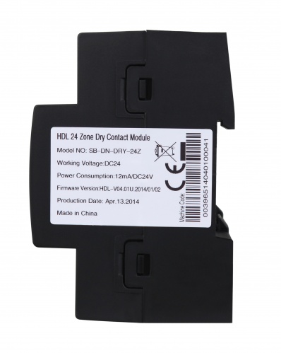 DIN модуль входов 24 зоны SB-DN-DRY-24Z (Панель управления HDL), Китай