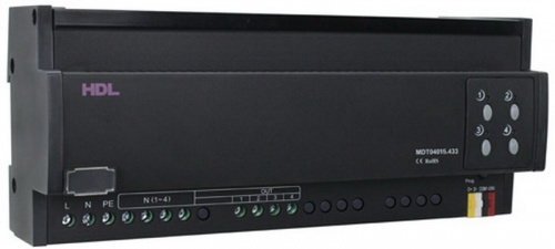 DIN Универсальный диммер Training Edge 4-канальный, 1,5А на канал, HDL-MDT04015.433