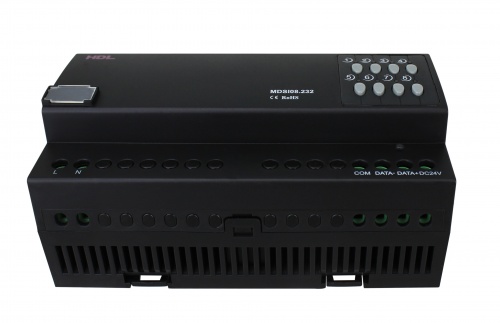 DIN 8-канальный DSI диммер, HDL-MD08DSI.232