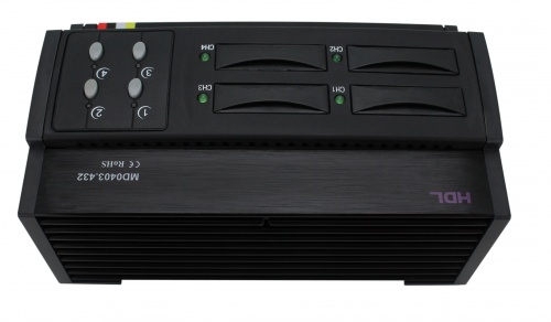 DIN диммер 4-канальный, 3А на канал HDL-MD0403.432