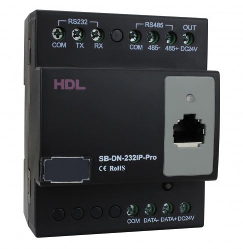 DIN профессиональный интеграционный мост, RS232/485, SB-DN-232IP-Pro