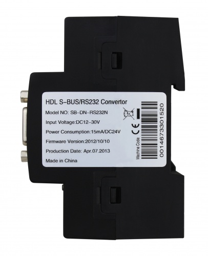 DIN RS232 интерфейс, SB-DN-RS232N